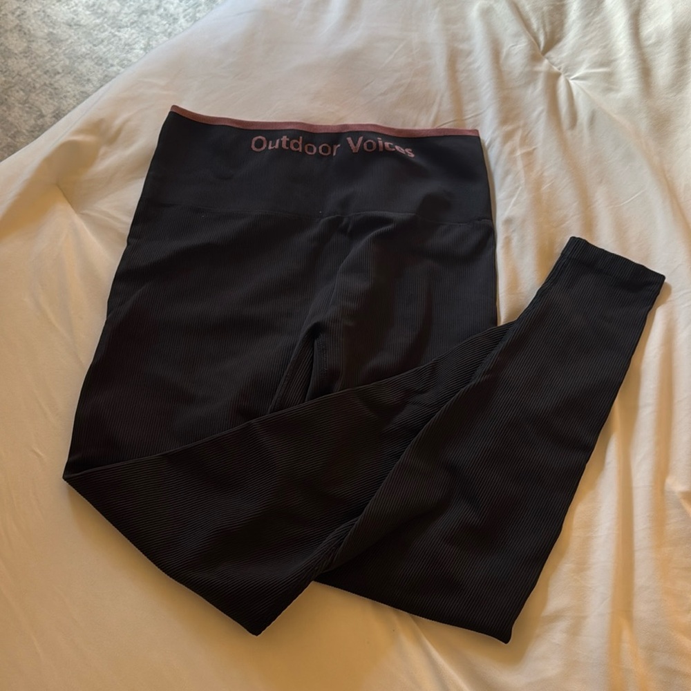 Outdoor Voices Ribbed Leggings